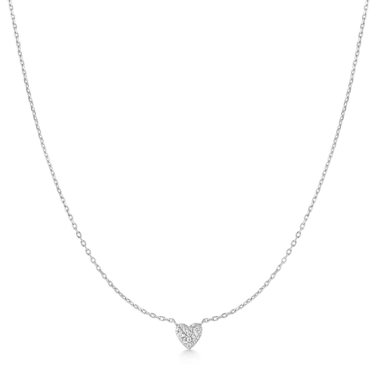 Ania Haie Pavé Heart Necklace