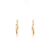 Round Tube Hoop Earring in 9ct Gold