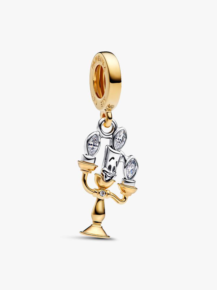 Pandora Disney Beauty and the Beast Lumiere Dangle Charm