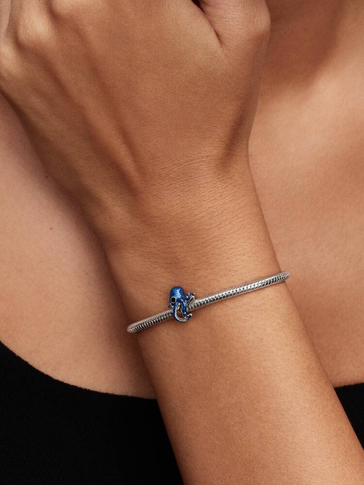 Pandora Blue Octopus Charm