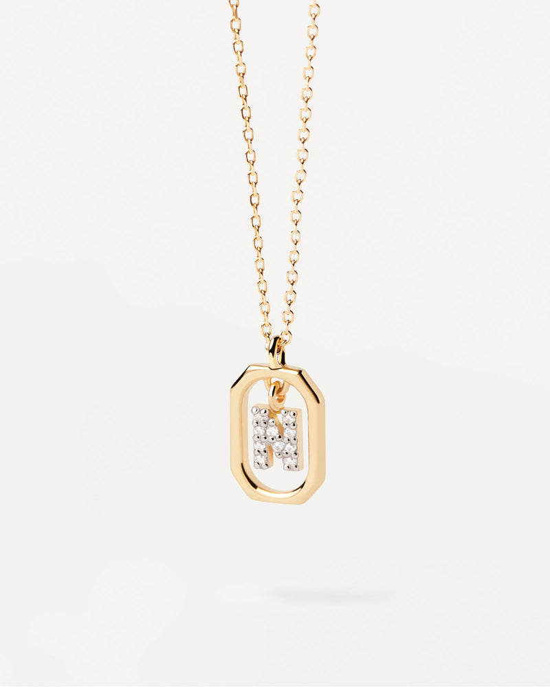 PdPaola Mini Letter Necklace