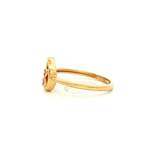Dreamtime Diamond Tear Drop Dress Ring in Yellow Gold