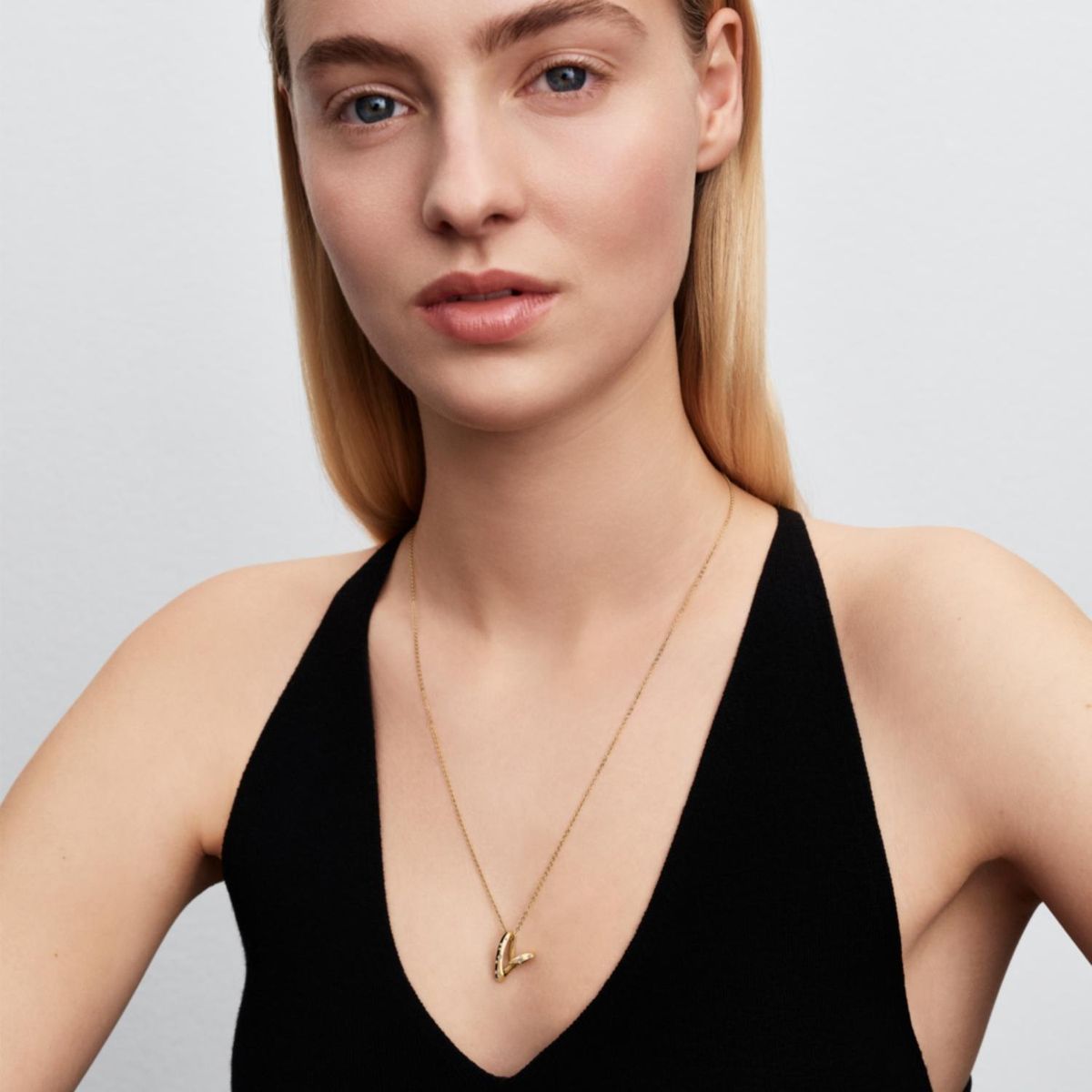 Pandora Organically Shaped Heart Pendant Necklace