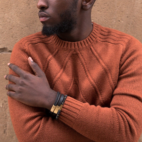 Two Tone - Matt Black Large