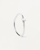 PDPaola Silver Leaf Ring Size 10