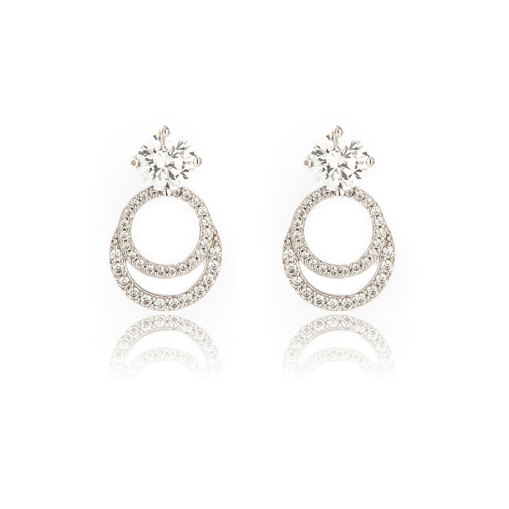Georgini Goddess Luna Earrings Silver
