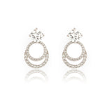 Georgini Goddess Luna Earrings Silver
