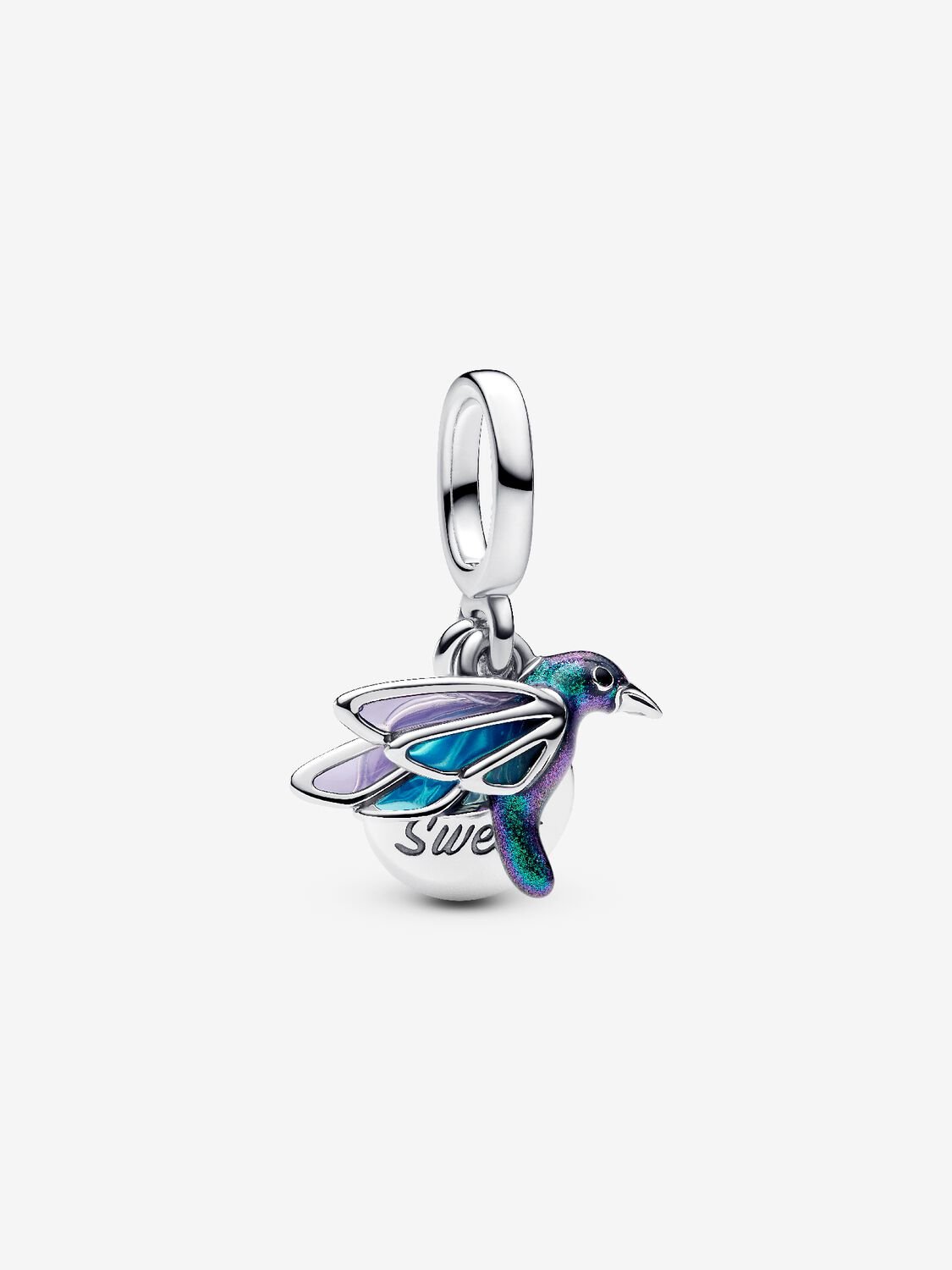Hummingbird Double Dangle Charm