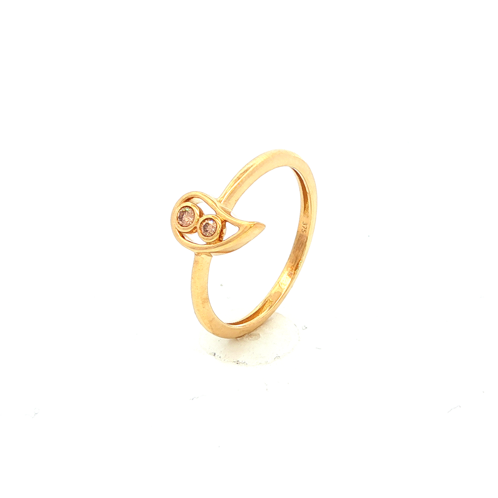 Dreamtime Diamond Tear Drop Dress Ring in Yellow Gold
