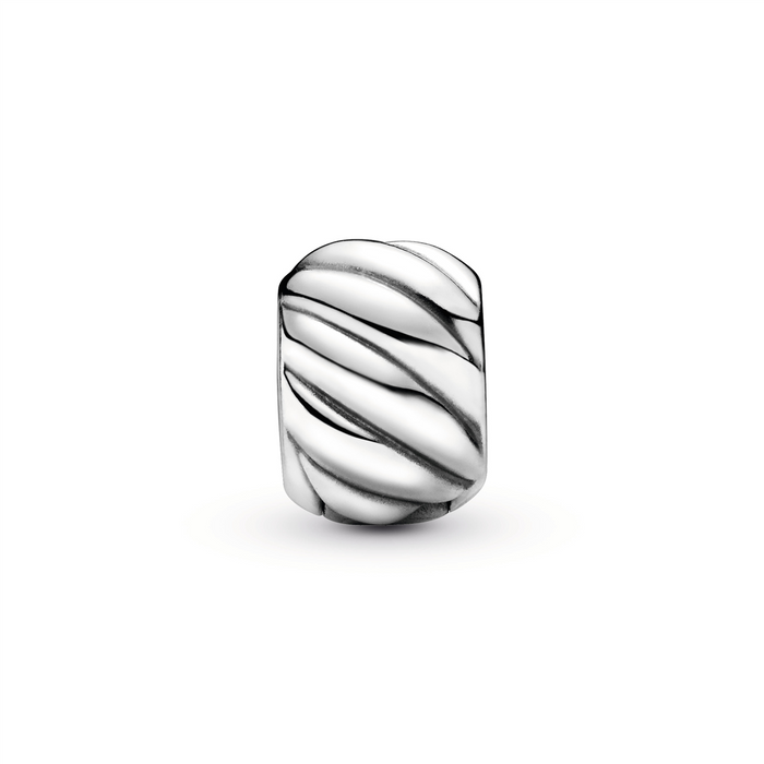 Feathered Silver Clip