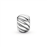Feathered Silver Clip