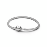 Pandora Mesh Bracelet with Clear Cubic Zirconia