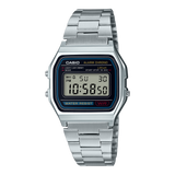 Casio Vintage A158WA-1D Silver Stainless Steel Watch Unisex