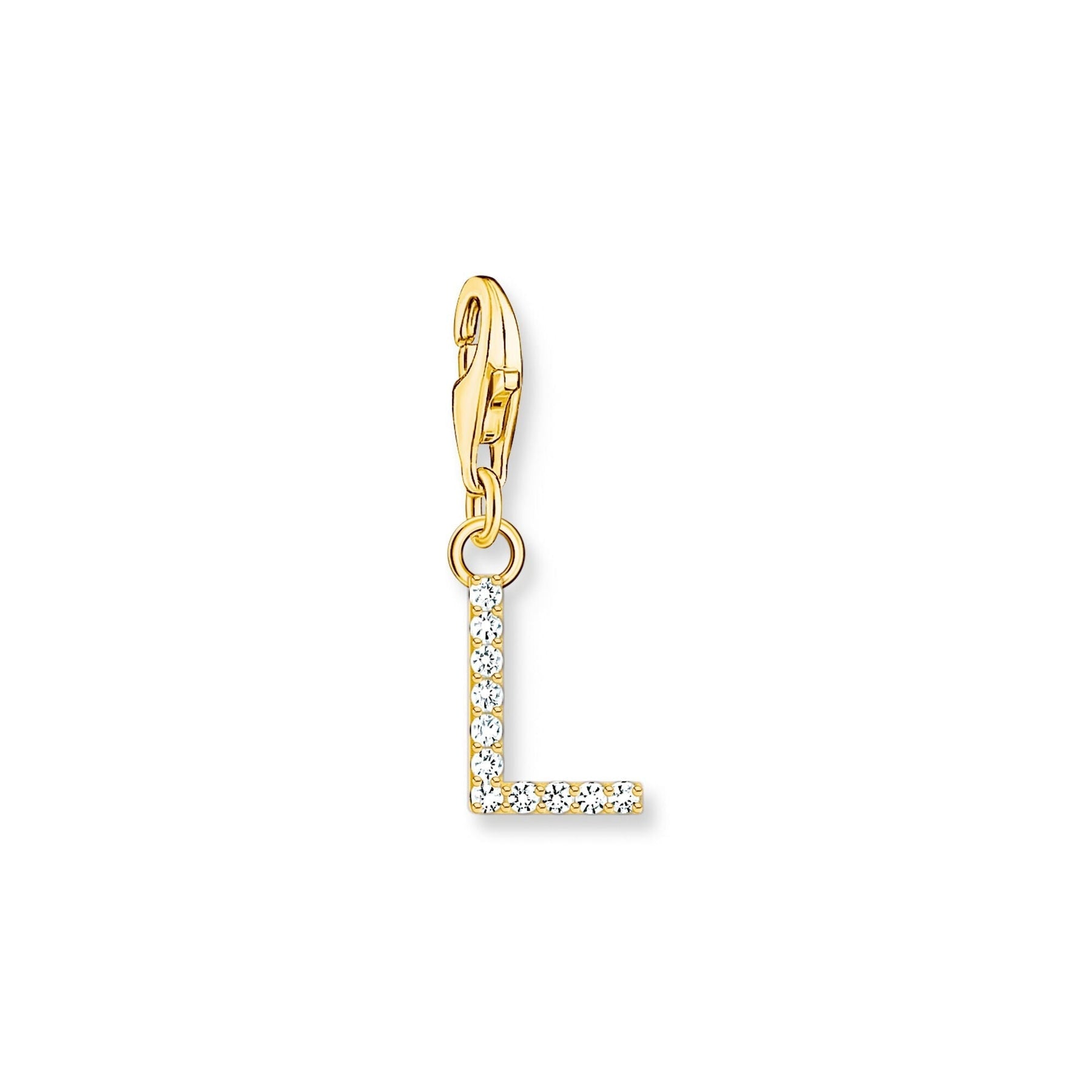 Thomas Sabo Charmista Pendant Letter L Gold Plated