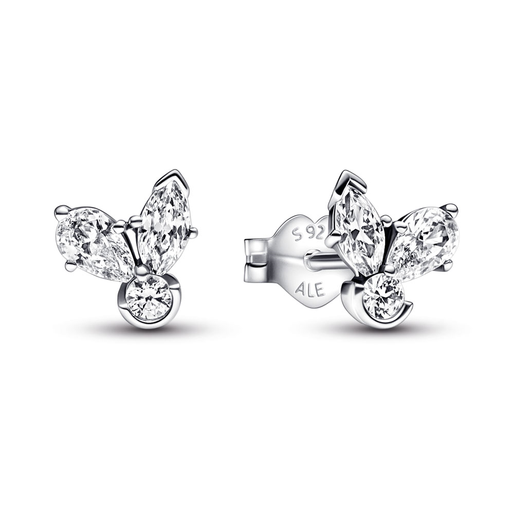 Sparkling Herbarium Cluster Stud Earrings