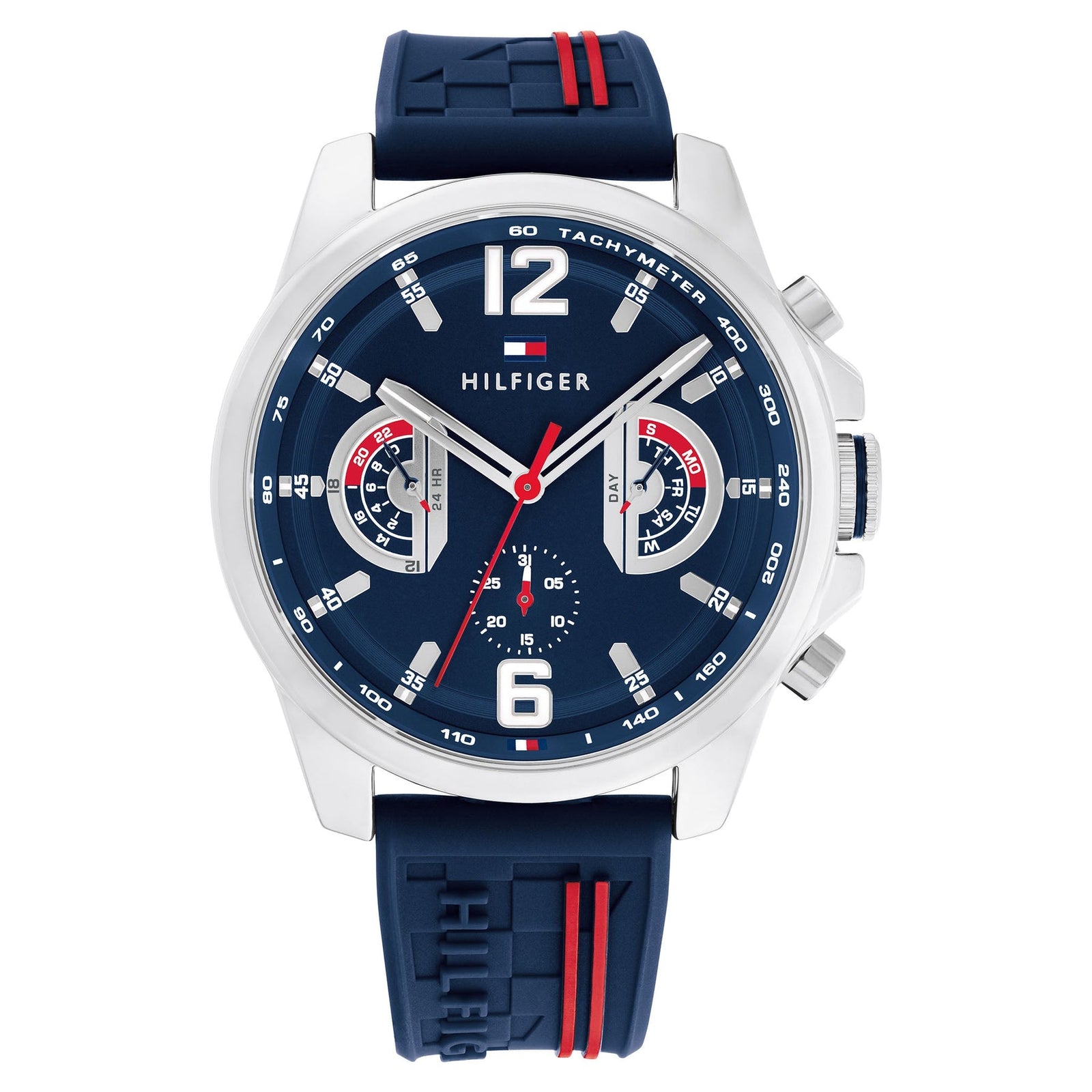 Tommy Hilfiger Navy Silicone Multi-function Men's Watch