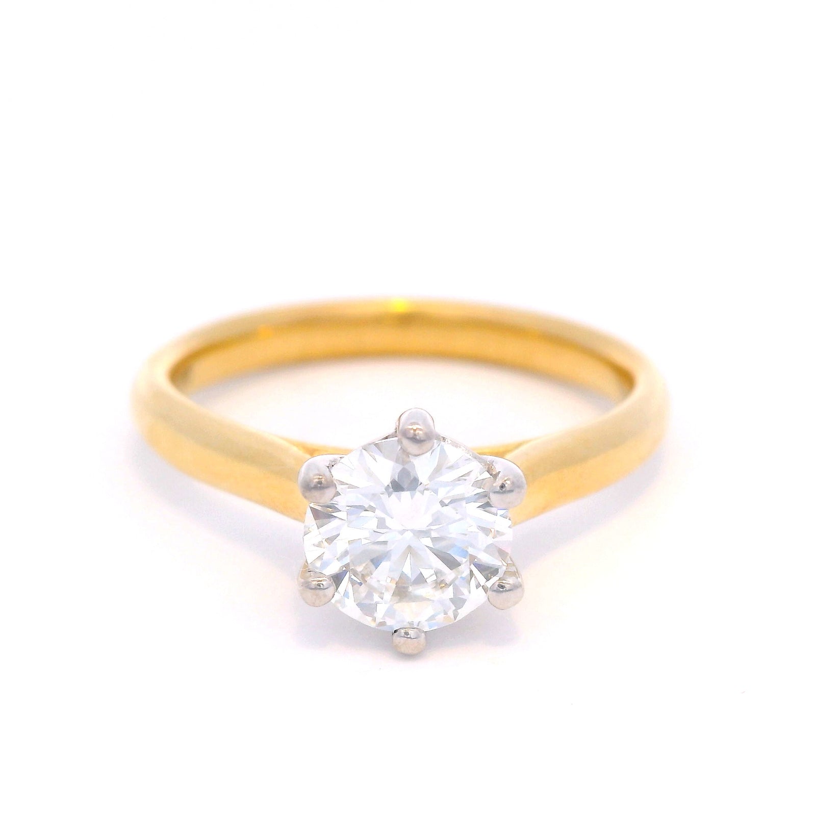 Round Brilliant Cut Diamond Engagement Ring