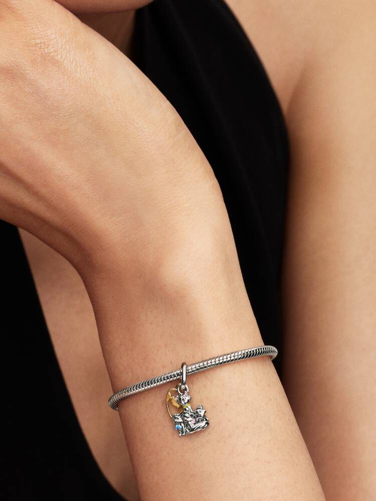 Pandora Disney Aristocats Duchess & Kittens Dangle Charm
