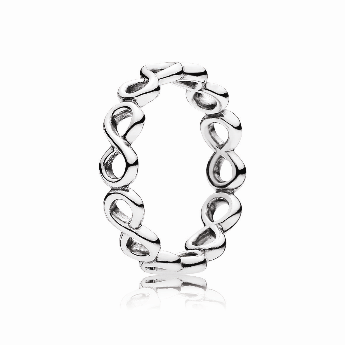 Infinite Love Silver Ring Band