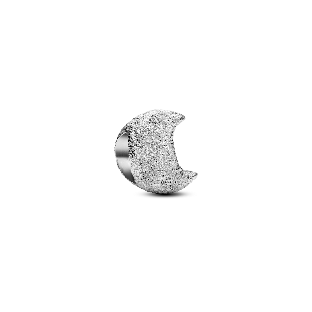 Pandora Textured Moon Mini Charm