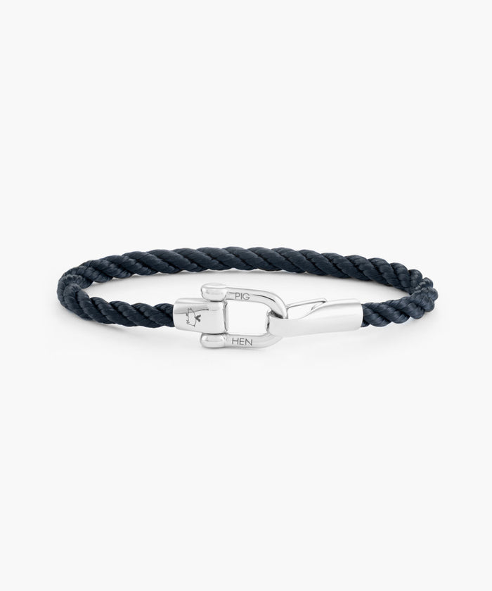 Pig and Hen Lobster Larry Navy | Silver