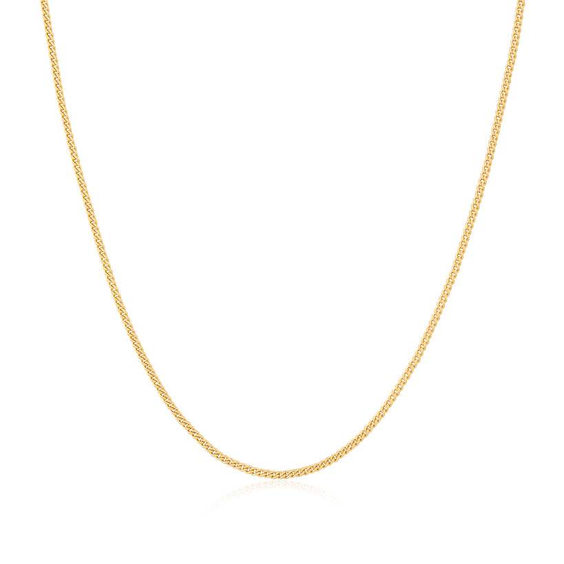 Ania Haie Gold Slim Curb Link Chain Necklace