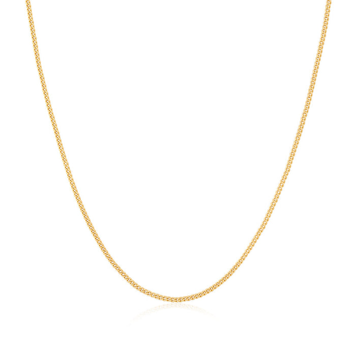Ania Haie Gold Slim Curb Link Chain Necklace