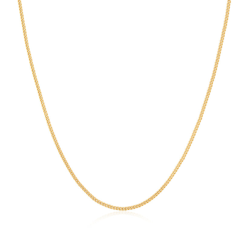 Ania Haie Gold Slim Curb Link Chain Necklace