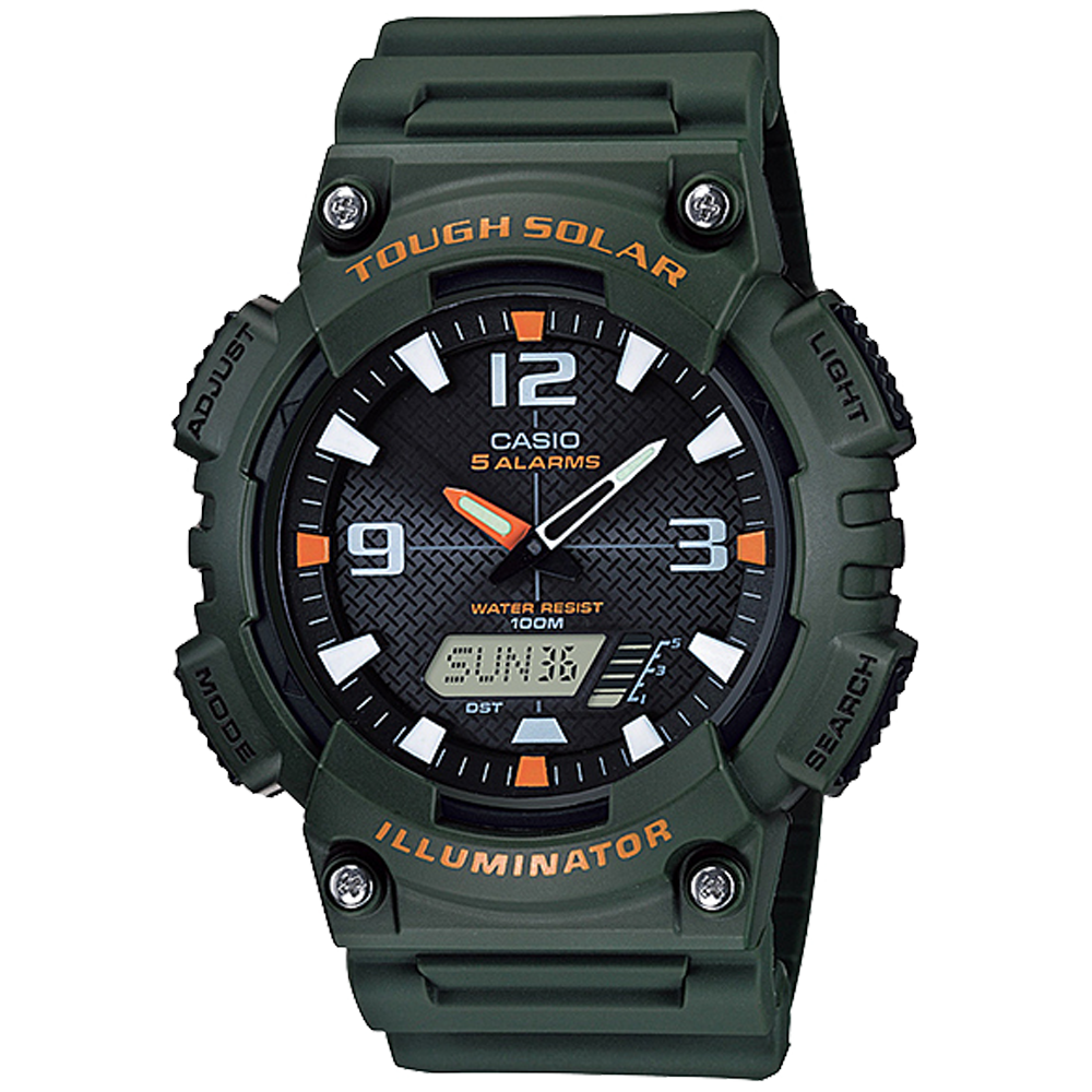 Casio Analog-Digital Forest Green Watch