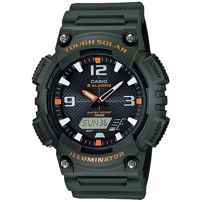 Casio Analog-Digital Forest Green Watch