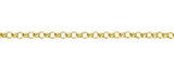 Solid Round Belcher in Yellow Gold