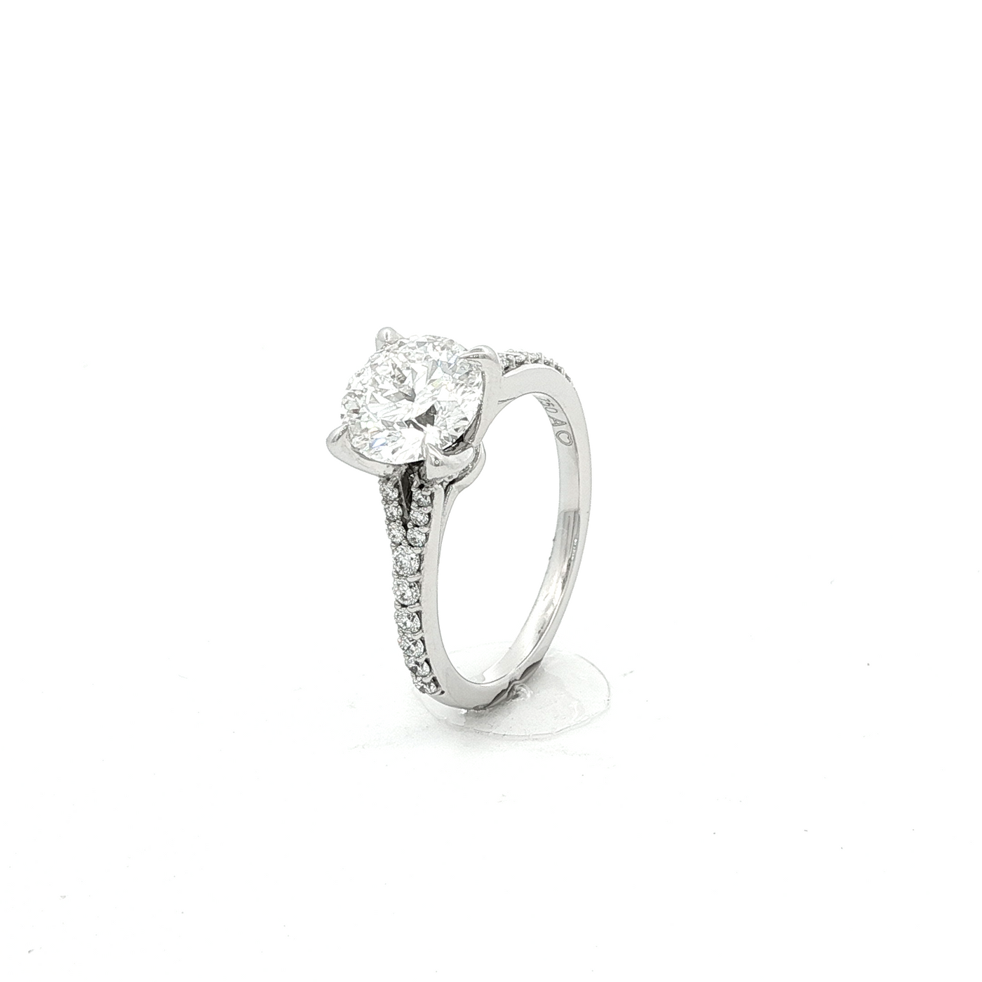 Engagement Ring Above Love Lab Grown Diamond