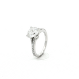 Engagement Ring Above Love Lab Grown Diamond