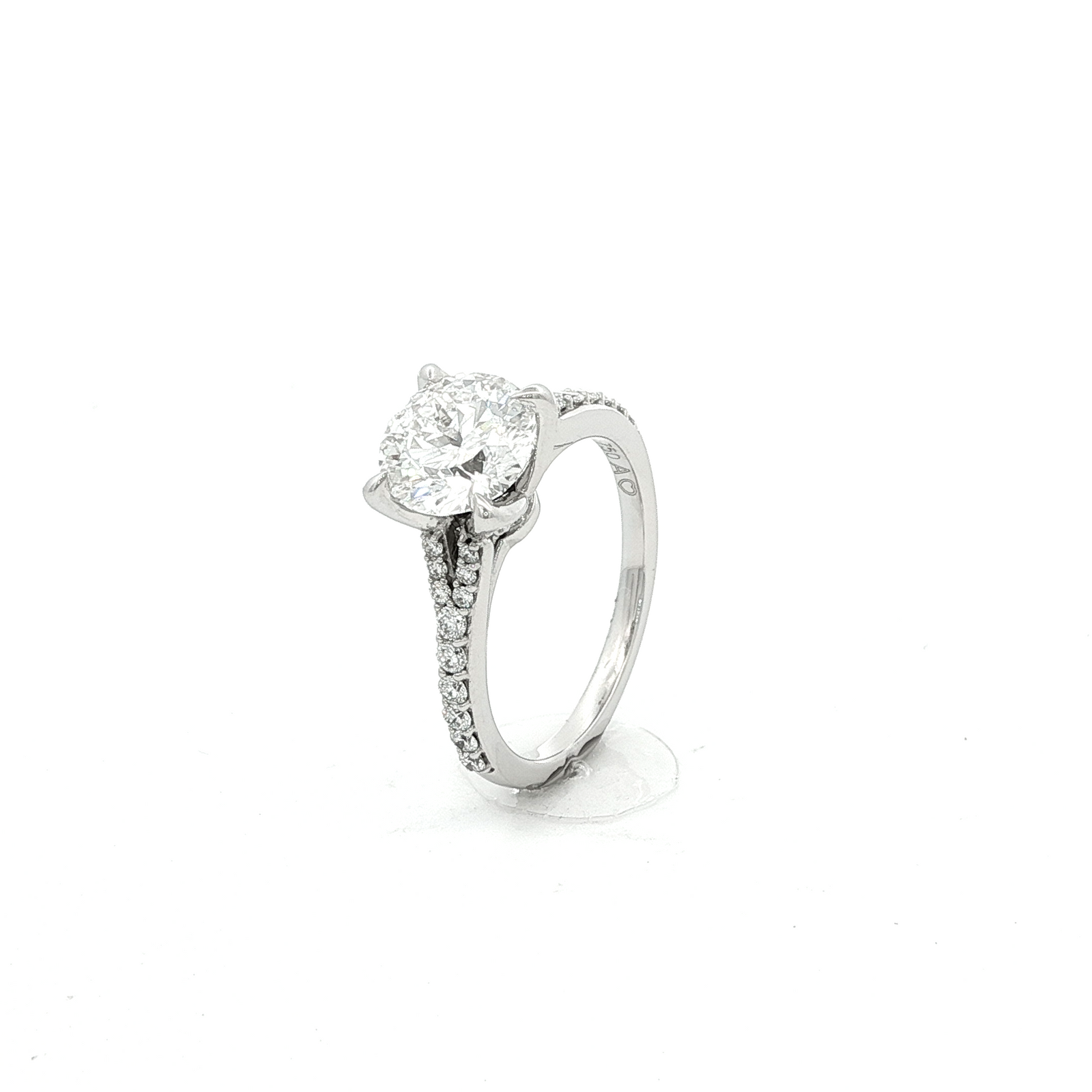 Engagement Ring Above Love Lab Grown Diamond