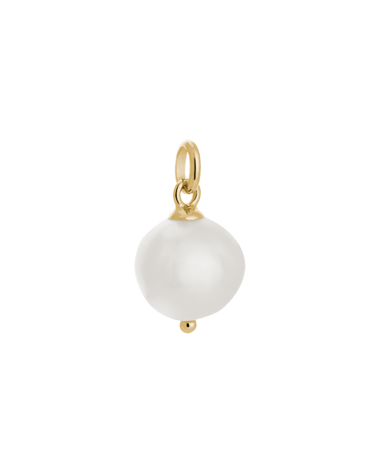 Kirstin Ash 18ct Gold Vermeil Large Freshwater Pearl Charm