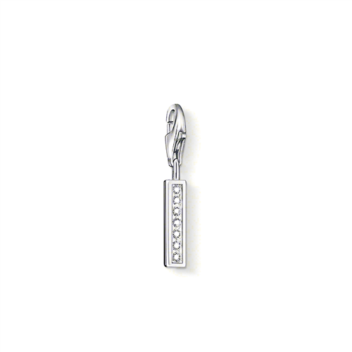 Thomas Sabo Charm Club Cubic Zirconia Letter 'i' Charm