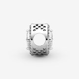 Square Sparkle Halo Charm