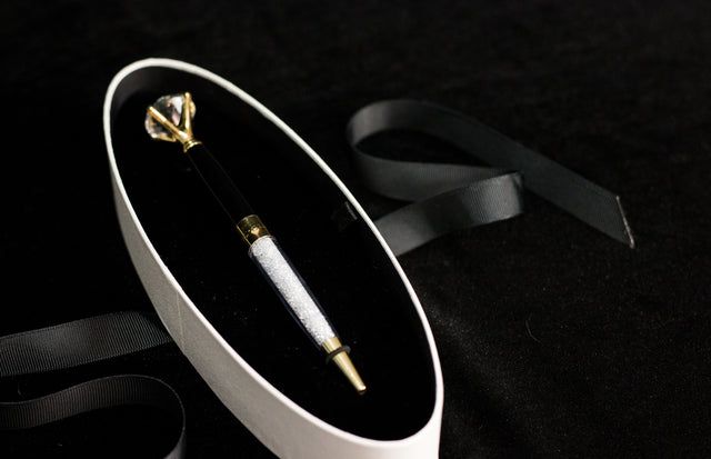 Georgini Diamond Pen Onyx