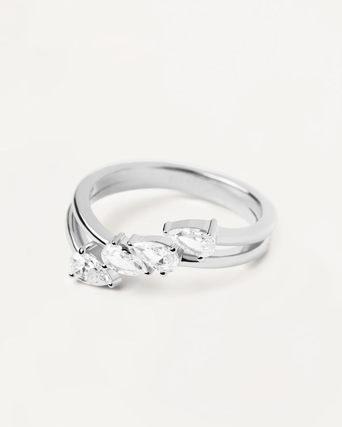 PDPaola Silver Terra Ring