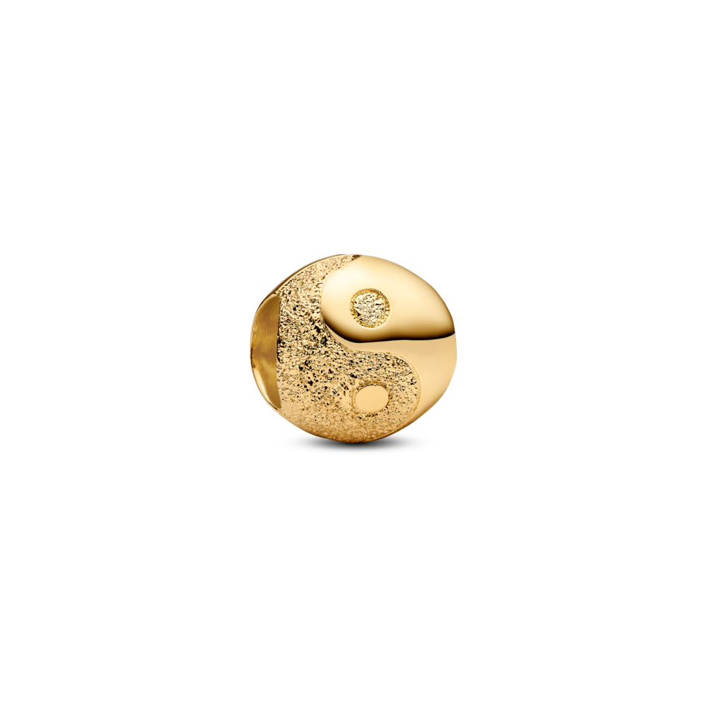 Pandora Textured Mini Yin and Yang Charm