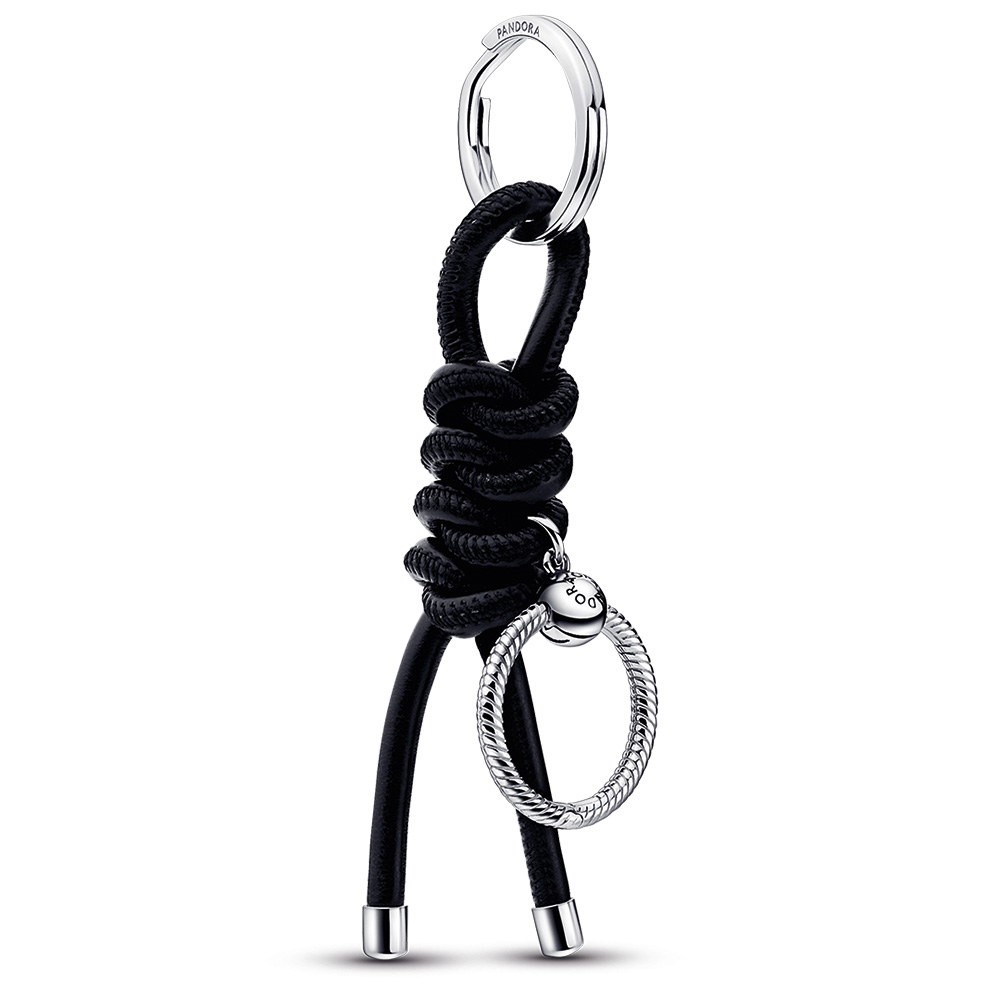 Pandora Moments Leather-free Fabric Charm Key Ring