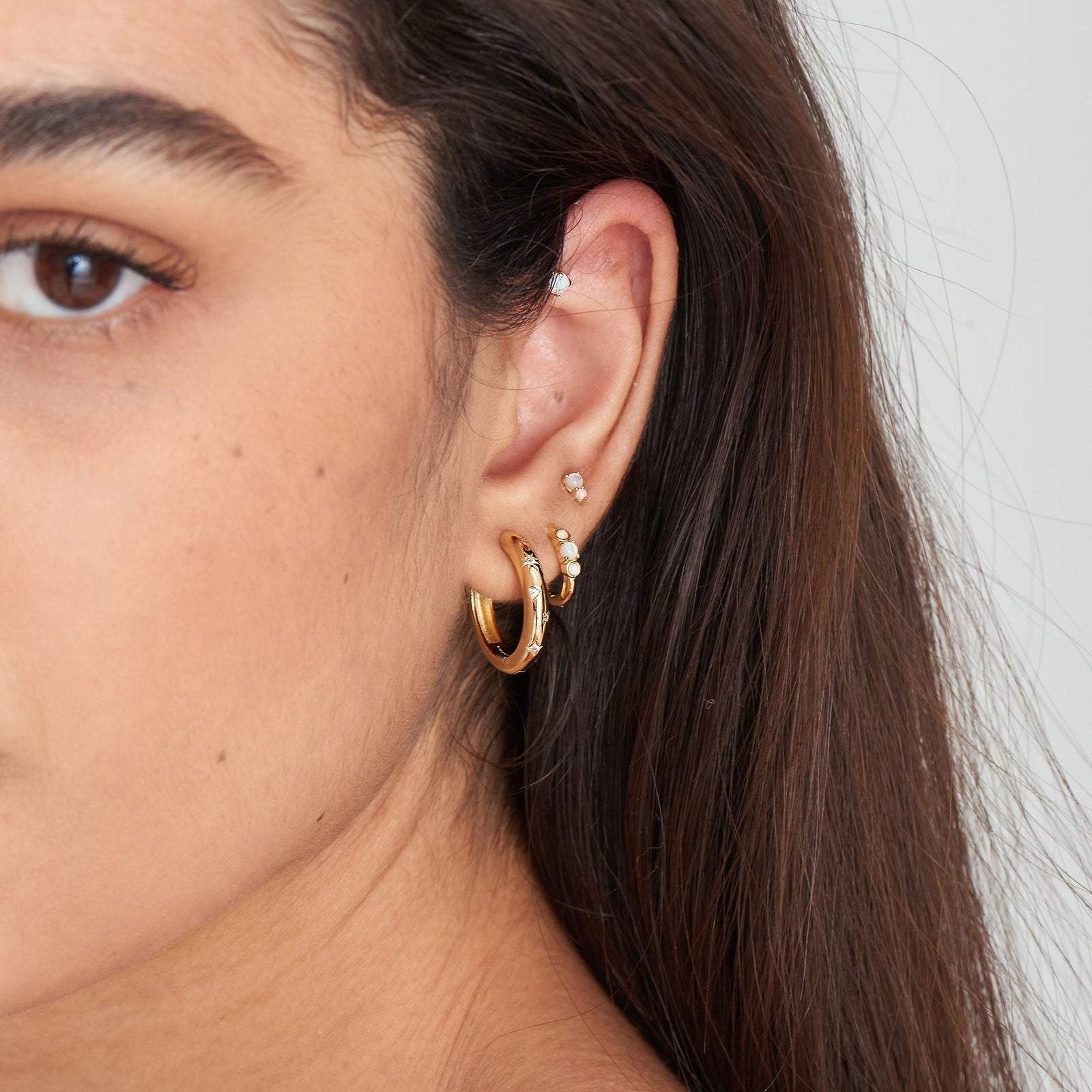 Ania Haie Rising Star Gold Opal Single Barbell