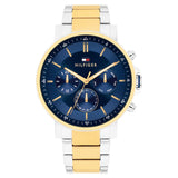 Tommy Hilfiger Two-Tone Steel Blue Dial Multi-function Men's Watch
