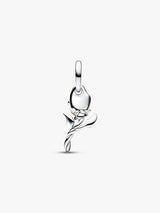 Pandora Disney Belle Enchanted Rose Lab-grown Diamond Dangle Charm