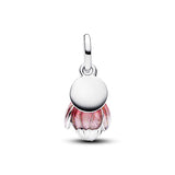 Pandora Silver Two-Tone Blooming Flower Dangle Charm