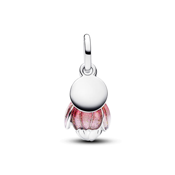 Pandora Silver Two-Tone Blooming Flower Dangle Charm