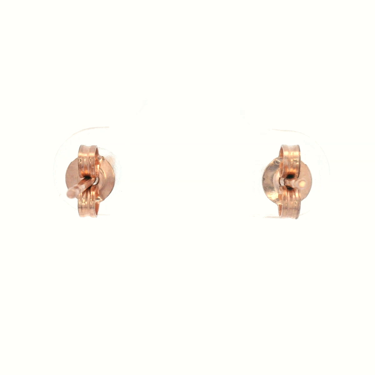 Rose Gold Diamond Stud Earrings