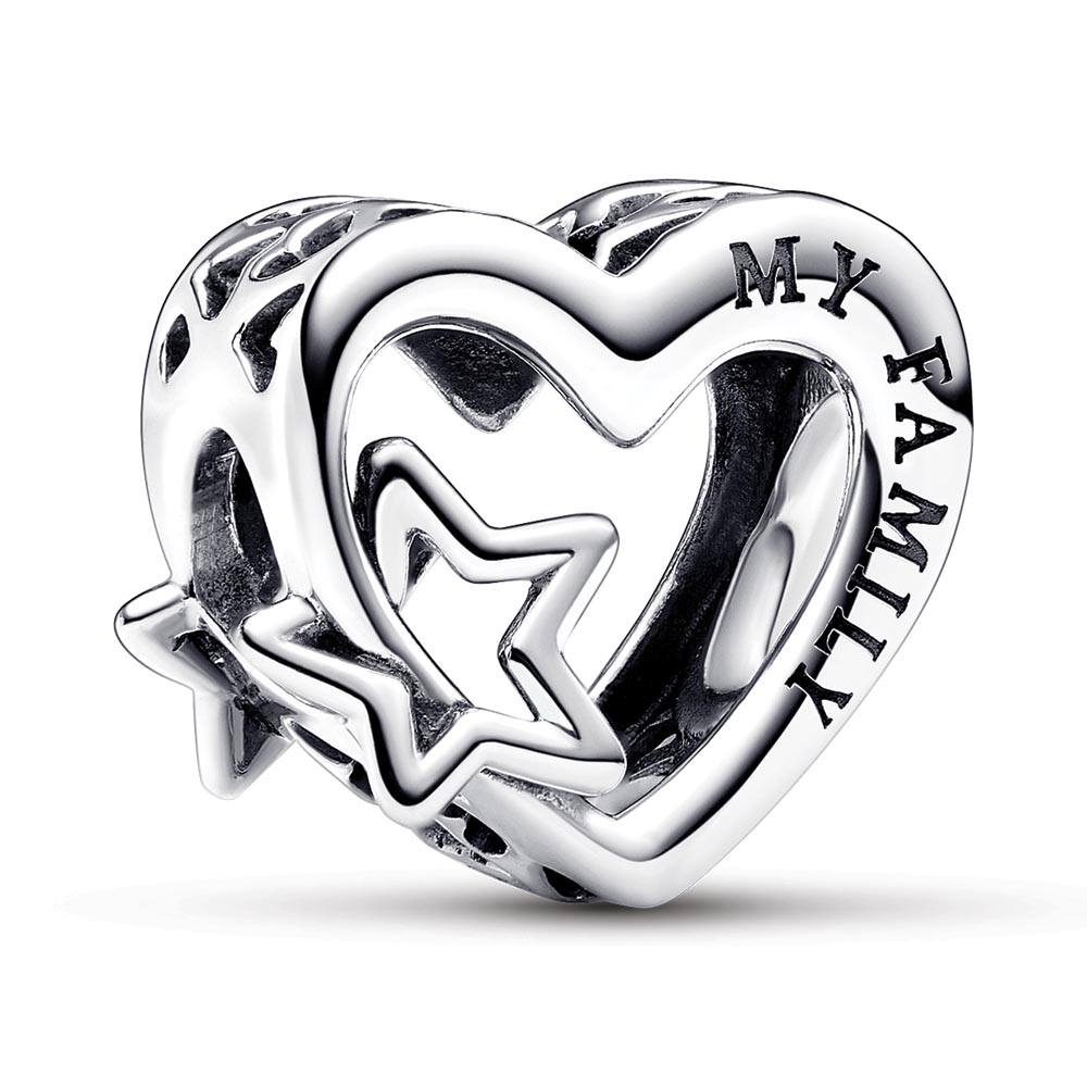 Heart sterling silver charm