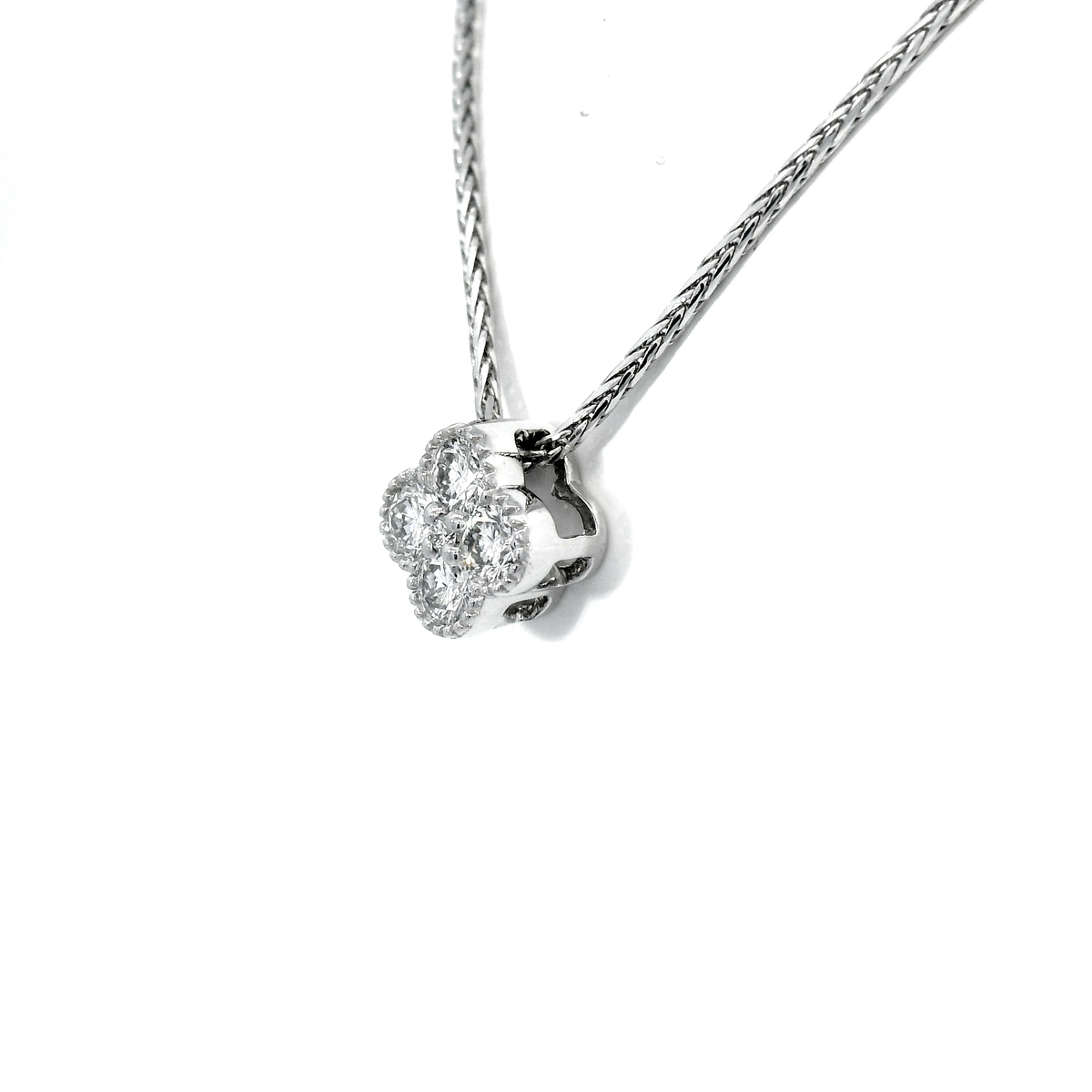 0.25ct Lab Grown Diamond Pendant in 9ct White Gold