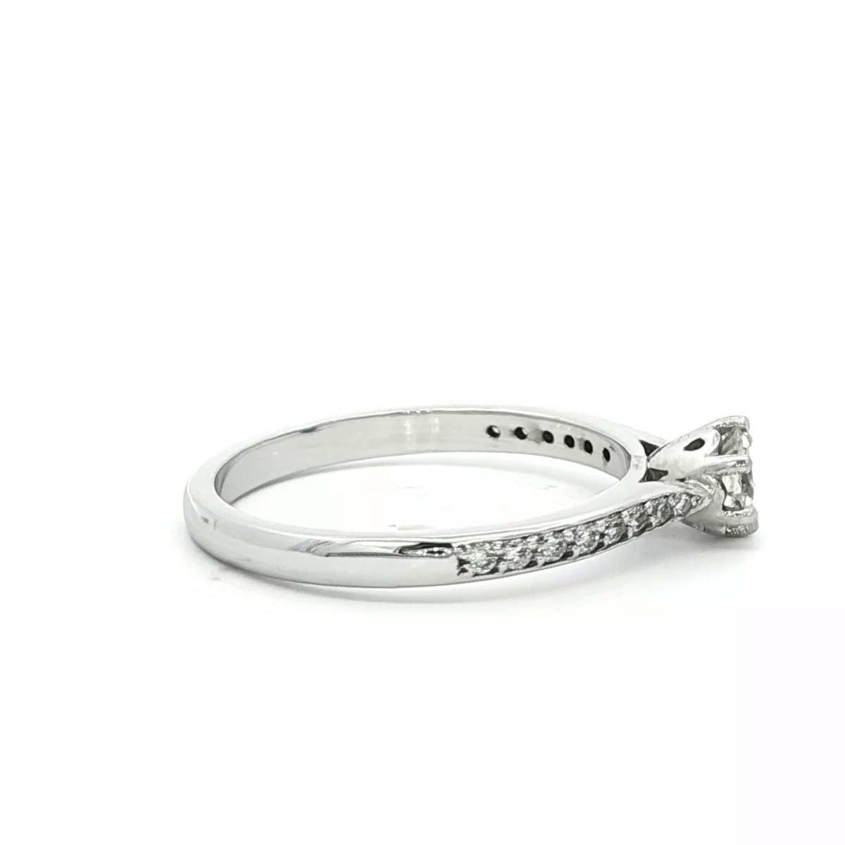 Multi Set Diamond in White Gold Ring